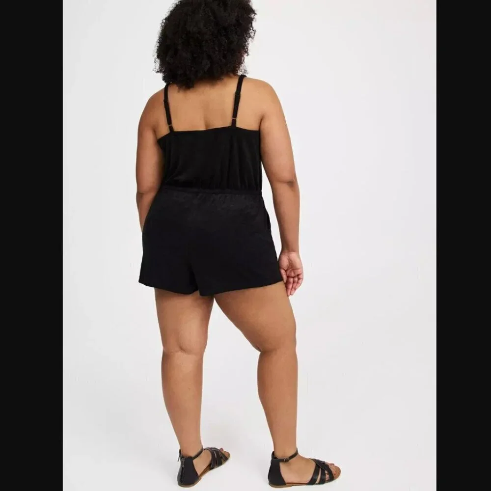 Torrid Lightweight Terry Cami Cover-Up Romper